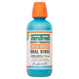 TheraBreath Icy Mint Oral Rinse 473ml