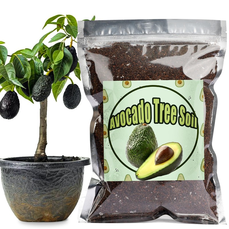 Organic Avocado Tree Potting Soil Mix 4qt, Enhance Growth and