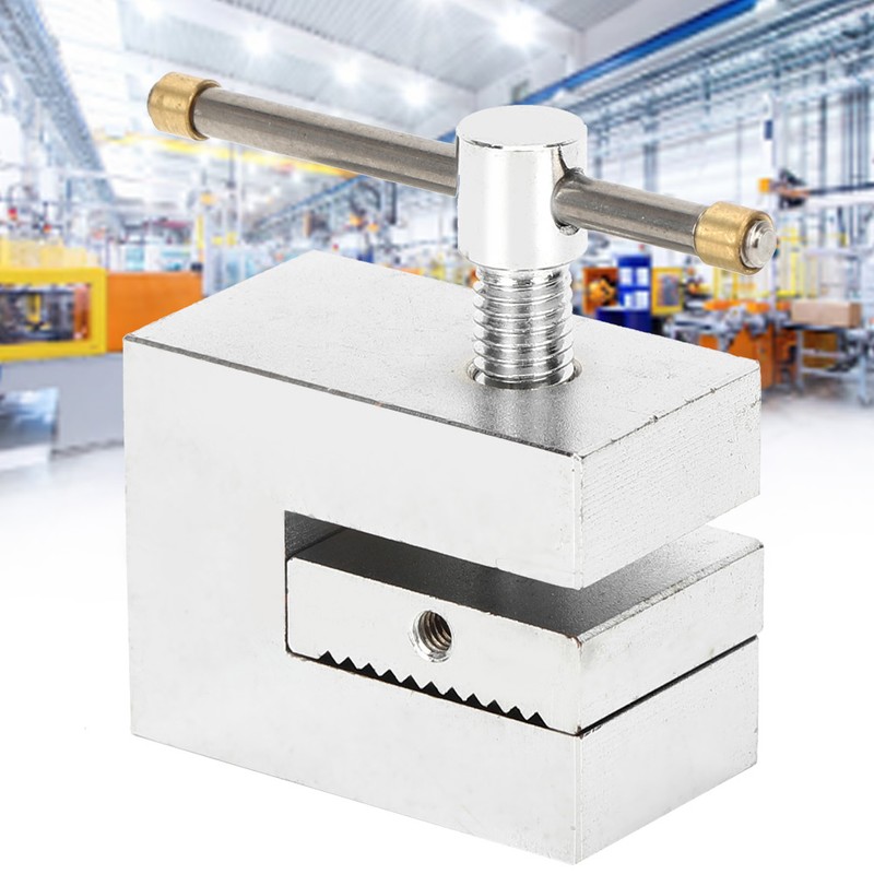 Straight Single Tooth Clamp Stainless Steel Push Pull Force Fixture