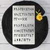 Aleks Melnyk No.409 Metal Stencil, Elder Futhark and Anglo-Saxon Runes