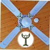 Ipetboom Ceiling Fan Replacement Arms Easy Install Fan Hardware for