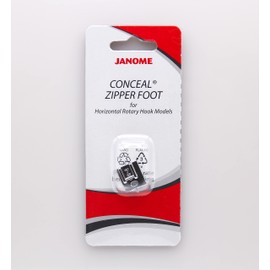 Janome Sewing Machine Concealed Zipper Foot (Part No. 200333001 Category B/C)
