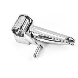 Rotary Cheese Grater Vegetable Choppers Stainless Steel Multifunctional Mandoline Slicer Chopper Round Graters Spiralizer Kitchen Gadgets (1 pcs)