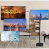 bimiti TV Stand with Mount 360 Degree Swivel TV Floor