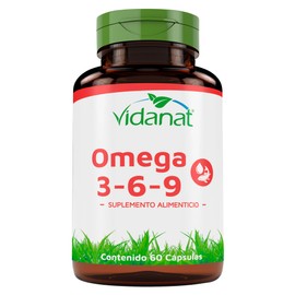 Vidanat Omega 3,6,9 60 Cpsulas  Suplemento Alimenticio con cidos Grasos Esenciales                                                                    