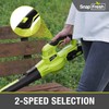 SnapFresh Cordless Leaf Blower - 20V Electric Leaf Blower with