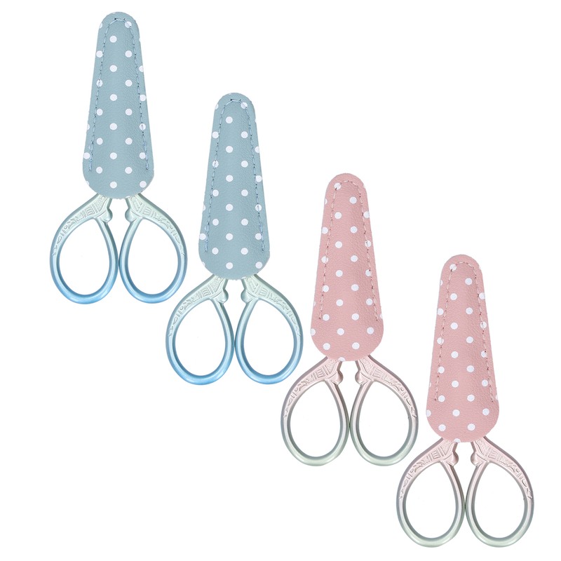 2Pcs Retro Scissors CrossStich Embroidery Sewing Yarn Thread Shears with