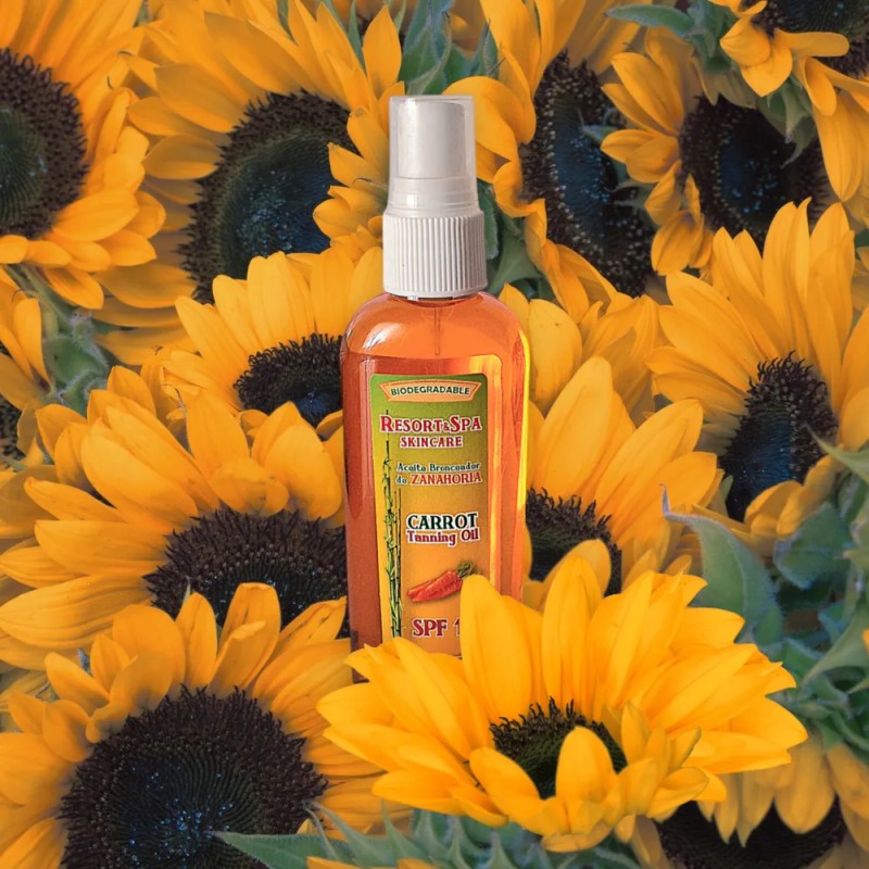 Aceite Bronceador De Zanahoria Tamaño De Viaje 60 Ml.