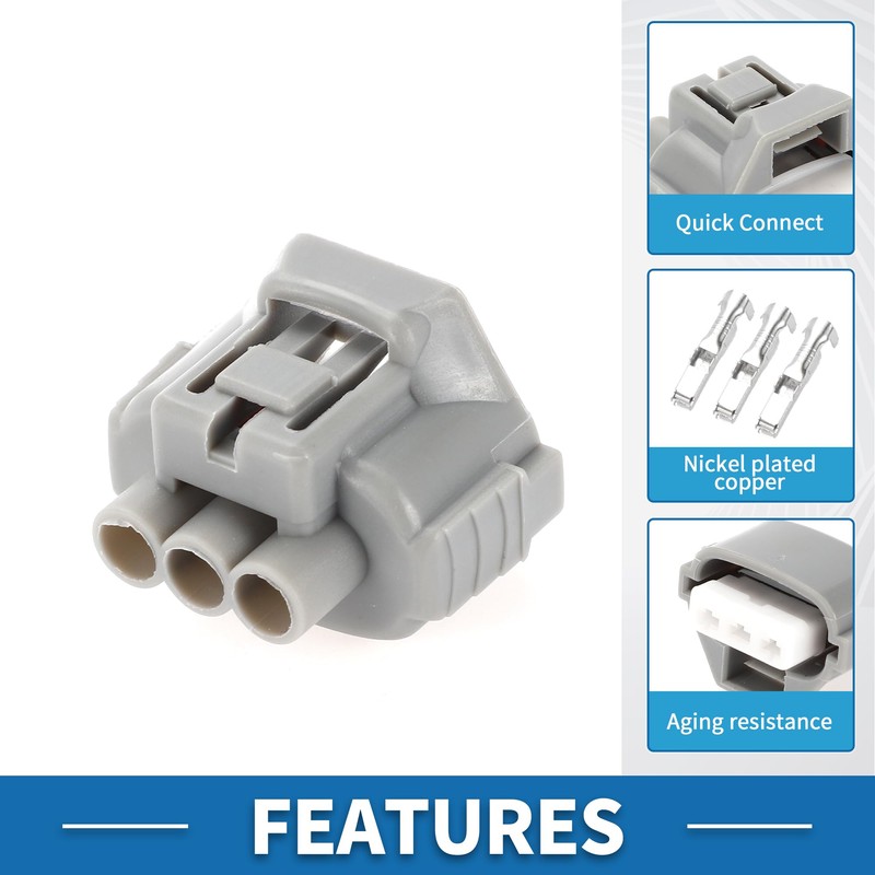 A ABSOPRO 3 Pin Turn Signal Light Connector Plug No.9098011020
