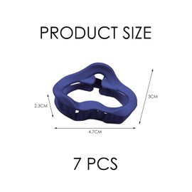 7 Pieces Of Hollow Cloud Hair Clips, Fashionable Hair Clips For Women, Strong Fixed Hair Clips, Sweet Hair Style Grippers, Non-Slip Small Hair Clips, Simple Hair Clips