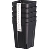 Prestella Deep 105 Japanese Poly Bowls Set of 5 Black