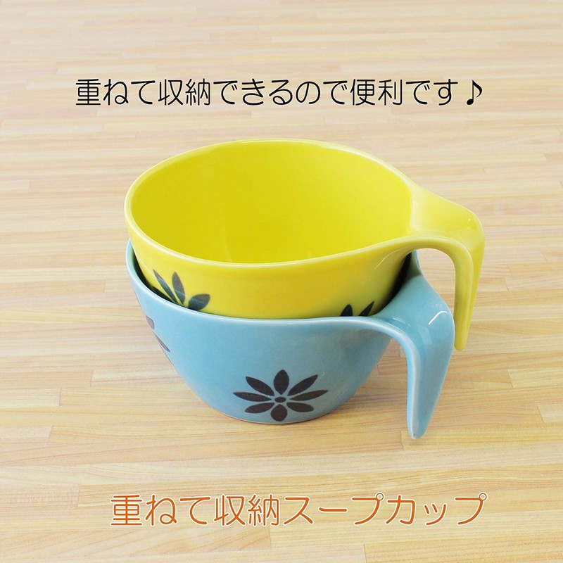 CtoC JAPAN Select Living Alone Dish Soup Cup Flutter Blue