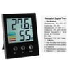 Digital Indoor Thermometer Hygrometer Temperature Humidity Gauge with High Low