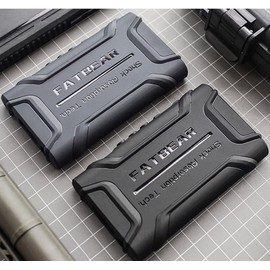 Fat Bear for Sony NW A55 Case, Rugged Shockproof Armor Protective Shell Skin Case Cover for Sony Walkman NW-A55HN A56HN A57HN A50 A55 A56 A57 (Black)