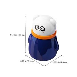 BIUDECO 2pcs Travel Powder Puff Container Lightweight Talcum Powder Dispenser for Boy Girl Integrated Puff Case Secure Base for Home Outdoor Use