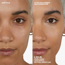 Smashbox Always On Foundation with Hyaluronic Acid, Medium-To-Full Coverage, Evens Skin Tone with a Natural Finish, 1.01 fl. oz., L30N