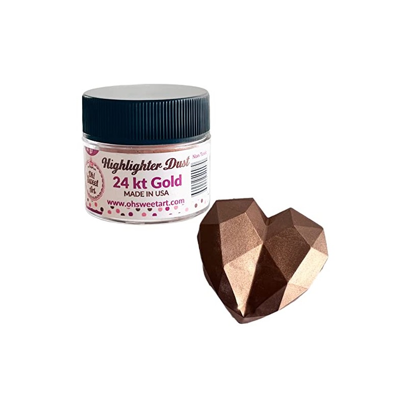 24 KARAT GOLD HIGHLIGHTER DUST (7 GRAMS) (7 grams Net.