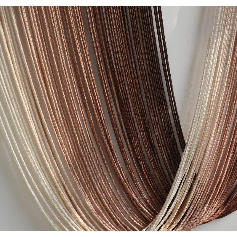 Flber Tie-Dye Macrame Wall Hanging Large Bohemian Yarn Tapestry Wall