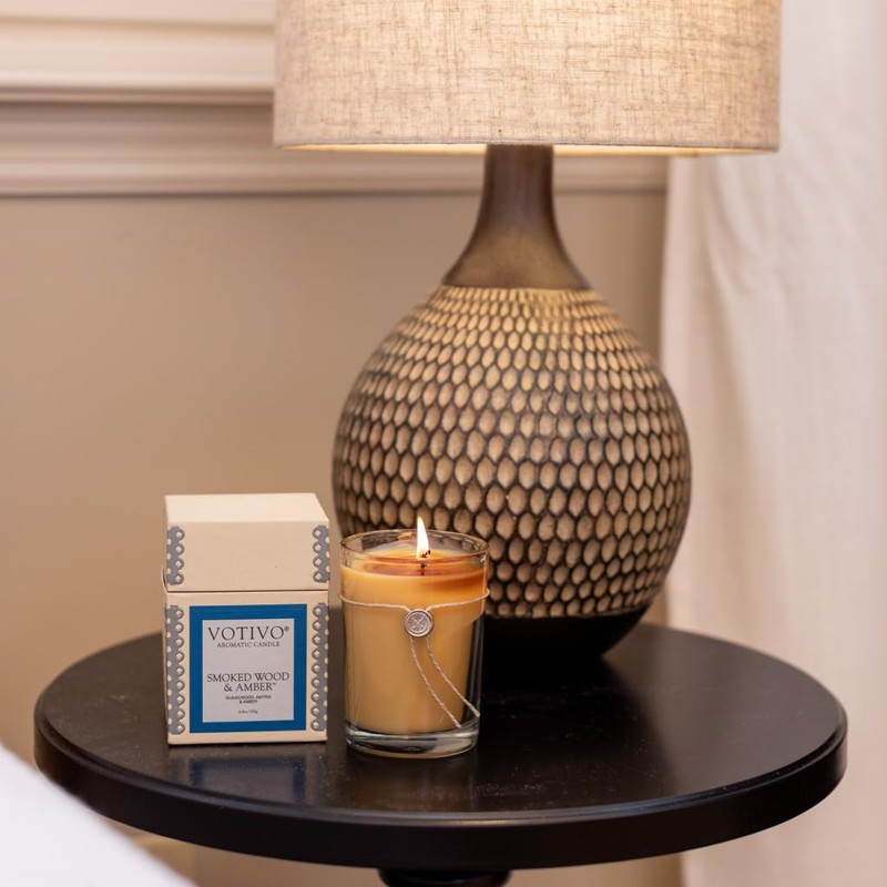 VOTIVO 6.8oz Aromatic Soy Blend Highly Fragranced Home Decor Jar