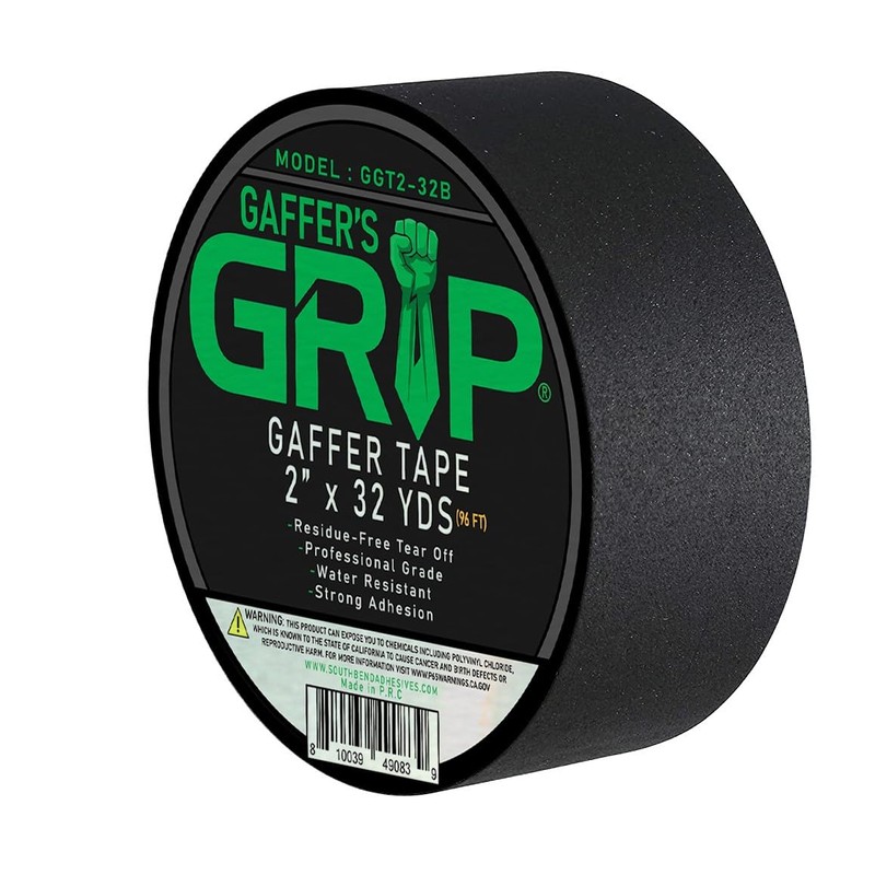 GRIP - Cinta adhesiva no reflectante de alta calidad, resistente,