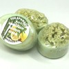 Natural sea sponge soap Handmade, bamboo lemon scented 3 oz