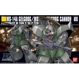 Bandai Hobby - Maquette Gundam - 076 Gelgoog/ Gelgoog Cannon Gunpla HG 1/144 13cm - 4573102603975