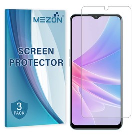 MEZON [3 Pack] OPPO A77 5G Premium Hydrogel Clear Edge-to-Edge Full Coverage Screen Protector Film (OPPO A77 5G, Hydrogel)