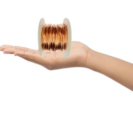 99.9% Pure Copper Soft Copper Wire,12 Gauge /2 mm,10.5 OZ /39 FT Spool Pure Copper Wire, Jewelry Making Wire Craft Wire