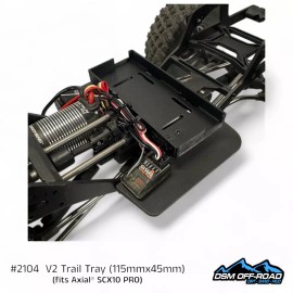 For Axial V2 Trail Tray (fits Axial® SCX10 Pro) Lipo Battery Tray