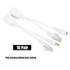 Injector Passive Poe Connector White 18×15×5 10 Pair Ip Camera