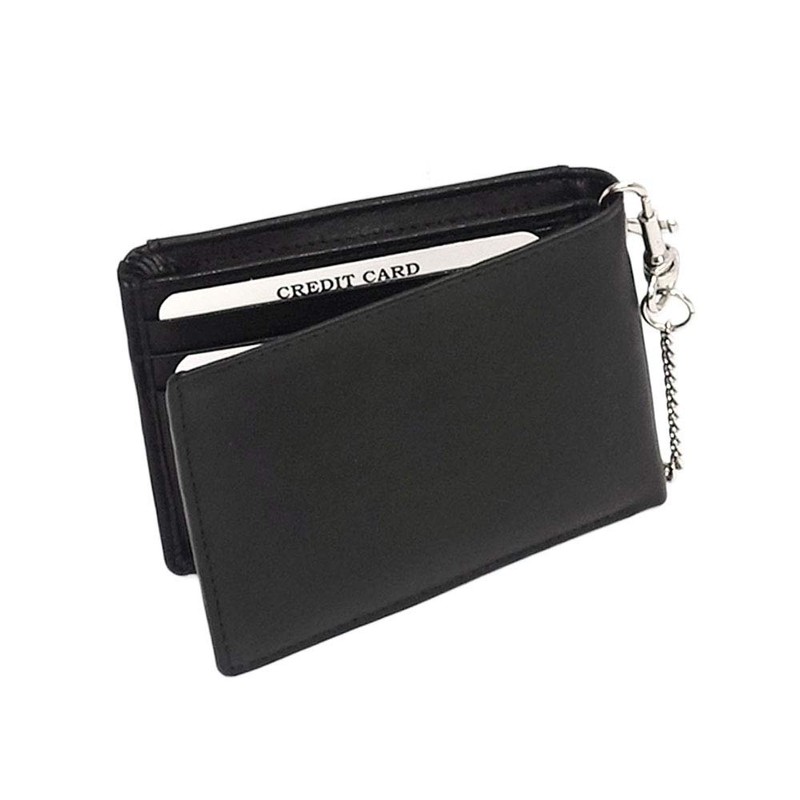 Chain Wallet Small, black, Compact