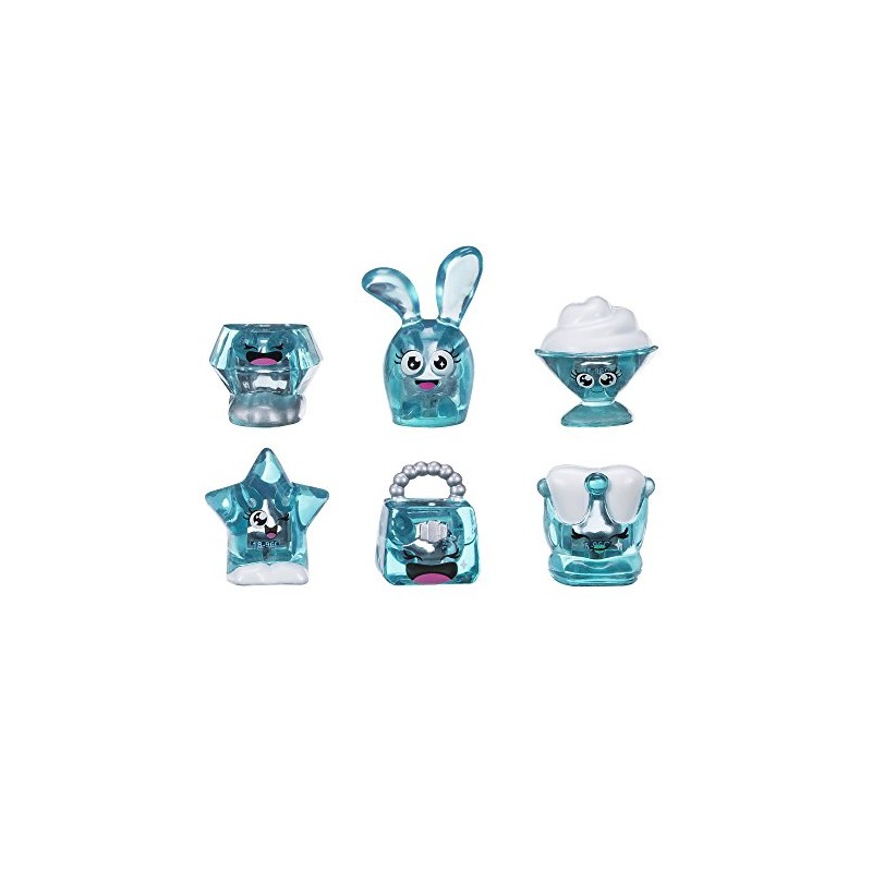 Hasbro Hanazuki B8449ES0 - Sammelschätze 6er-Pack Türkis/Glamourös, Figurenset