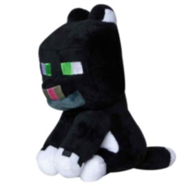 ZEKLZD Cat Plush, Black Cat Stuffed Plush Toy, 7.3" Soft & Comfortable, Versatile Home Decoration
