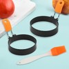 3 Pcs Egg Rings, Round Egg Circle Mold, Non-Stick Fried