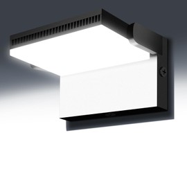 Juyace 120W LED Wall Pack Light Outdoor Security Flood Lighting Exterior Fixtures 360 °Rotation 5000K for Garage Yard Barn Area Backyard Building