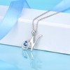 WINNICACA Initial Necklaces for Women Sterling Silver Letter Pendant Necklaces