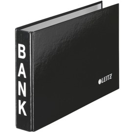 Leitz 10020095, Bank File 1002, 2 Rings 20 mm, Black
