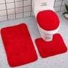 Reyox Bath Mat Set, 3 Pieces, Soft High Pile Bath