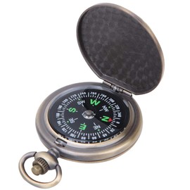 Compass Pocket Watch Compact Folding Design Navigation Tool Zinc Alloy for Outdoor Navigation Tools