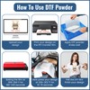 CISinks DTF Powder- DTF Transfer Powder for Film- Super Adhesive,