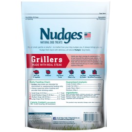 Nudges Steak Grillers Dog Treats, 3 oz