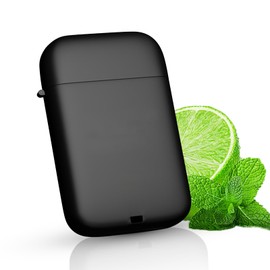 Dual Nasal Inhaler, Portable Double Hole Nasal Congestion Inhaler, Aromatherapy Stick, Mint Flavor Essential Oil Nasal Inhaler for Sinus & Congestion Relief, Tension Relief & Focus Boost (Lemon)