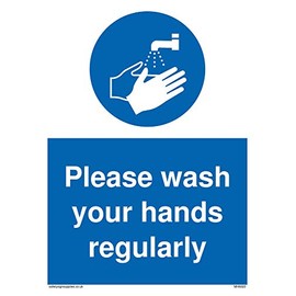 Please wash your hands regularly