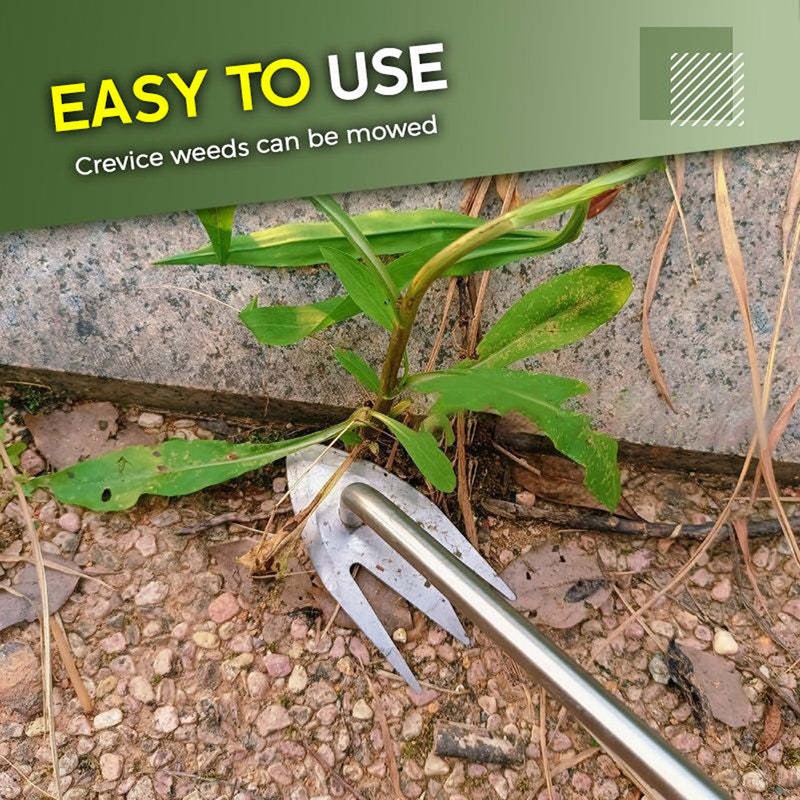 Hand Weeds Puller Stainless Steel Standing Weeder Gardening Accessory for