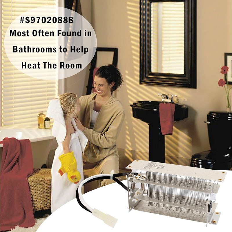 S97020888 Heating Element For Nutone Bathroom Fan Replacement Parts, For