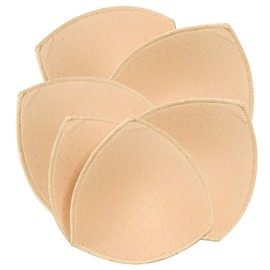 TopBine Bra Pads Inserts Women's Sports Cups Bra Replacement Insert Push Up Bra Padding for Bikini Swimsuit (Beige)