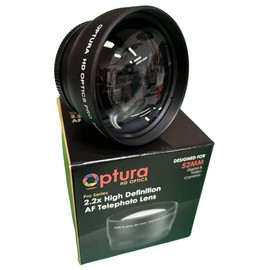 OPTURA HD 52MM HD Sport Action 2X Tele Zoom Lens for Nikon D3200,D3000 D5300 D5000 D5200 D3300 D90 D80 D40 D40X D70, (Important Note: Work Only with Lenses 52MM Filter Thread Size)