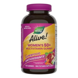 Multivitamnico Gomoso Alive Mujeres 50 150 Gomitas - de, y,