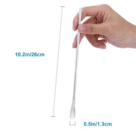 Beatcreat Coffee Stirrers Spoon,Long Handle Cocktail Stirring Stick,18/8 Stainless Steel Coffee Stirring Spoon,10.2in Beverage Iced Tea Stirring Stick,Drink Mixing Spoon,Bar Spoon,Reusable,4 pcs