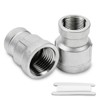 Bwintech 2 Pcs 1/4" Female to 3/8" Female BSP Thread